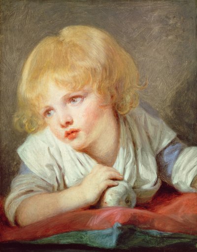 Child with an Apple, Late 18th Century by Jean Baptiste Greuze